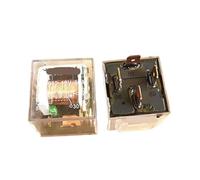 Relais petit plat for voiture et camion, 1 pièce, 12v, 24v, 40a, phare de climatisation, 4 broches, 5 broches, 80a, haute puissance DC(12V-80A/4 pins transparent)