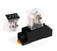 Relais petit relais intermédiaire contacteur ca relais électromagnétique cc HH52P MY2N-J 8pin 5A 12V24V110V220V ZFUGEDRLI (Size : AC220V)