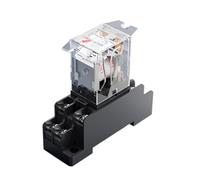 Relais polyvalents JQX13F à 8 broches, relais électromagnétiques, commutateurs avec base de prise pour usage artisanal et professionnel, temps de réponse rapide intermédiaire