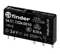 Relais pour circuits imprimés Finder 34.51.7.024.0010 24 V/DC 6 A 1 inverseur (RT) 1 pc(s)