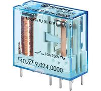 Finder Relais pour circuits imprimés 40.62.7.012.0000 – 12 V/DC 10 A 2 inverseurs (RT) 1 pc