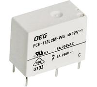Relais pour circuits imprimés TE Connectivity PCH-112L2M-WG 1721768-5 12 V/DC 5 A 1 NO (T)
