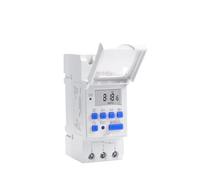 Relais programmable électronique numérique, minuterie, contrôle AC 220 V 230 V 12 V 24 V 48 V 16 A, montage sur rail DIN THC15A(220V AC)
