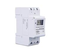Relais programmable numérique à 2 fils for rail DIN, contrôle de minuterie, AC 220 V, 230 V, 12 V, 24 V, 48 V, 16 A(30A,220V AC)