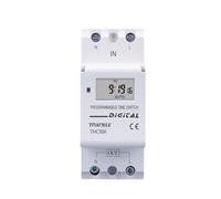 Relais programmable numérique hebdomadaire à 2 fils for rail DIN, contrôle de minuterie, AC 220 V, 230 V, 12 V, 24 V, 48 V, 16 A, 30 A(110V)