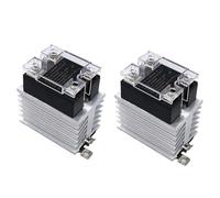 Relais régulateur de tension d'alimentation LCTC 4-20 mA 0-10 V 0-5 V, manuel, avec dissipateur thermique, relais statique 60 A 80 A monophasé DA AA DD VA, 1 pièce(80A,0-10VDC)