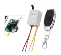 Relais sans fil 4 V 12 V avec émetteur à 1 bouton pour contrôle et automatisation d'équipement à distance