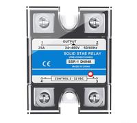 Relais semi-conducteur monophasé Commande CC AC 40A SSR-40DA pour