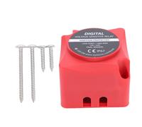 Relais sensible à la tension 140 A, double isolateur de batterie numérique VSR intelligent, étanche IP67, charge automatique pour voiture, camping-car, VTT, UTV, bateau, marine, (Rouge)