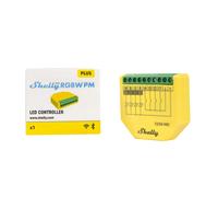 Relais Shelly "Plus RGBW PM" WLAN Bluetooth LED Contrôleur d'éclairage Unterp