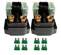 Relais Solénoïde De Relais Démarreur Moto pour Kawasaki pour Z125 pour Ninja250SL Indicateurs Clignotants Pièces Commutateur Signal Électrique Solénoïde De Démarreur(2 pièces)