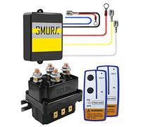 Relais solénoïde de treuil 12 V 250 A sans fil kit de télécommande de treuil de 907,2 à 2 268 kg très résistant avec contacteur solénoïde et interrupteur à distance pour VTT, UTV, voiture, bateau, remorque, camion, grue montée