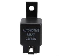 Relais SPST à 4 broches 24 V 40 A pour commutation de charge électrique automobile, y compris alarmes de voiture, démarrage à distance, éclairage HID, feux de brouillard et ventilateurs