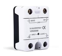 Relais Statique 600V DC, Module Ssr DC de Contrôle Dd25 Dd40, Entrée 3-32V Sortie 0-600V Avec Coque Ignifuge, pour Moteur DC, Électrovanne (40A)