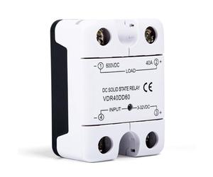 Relais Statique 600V DC, Module Ssr DC de Contrôle Dd25 Dd40, Entrée 3-32V Sortie 0-600V Avec Coque Ignifuge, pour Moteur DC, Électrovanne (40A)