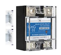 Relais statique CG SSR-100DD entrée CC vers CC 3-32 VDC vers sortie 5-240 VDC 100 A couvercle en plastique monophasé
