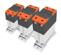 Relais statique GSR2-1 SSR 10 A, 25 A, 40 A, 60 A, 80 A, 100 A, 120 A, monté sur rail DIN, monophasé avec dissipateur thermique DD AA DA SSR(DC to DC,GSR2-1-100A)