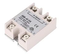 Relais Statique, la Phase Solide DC-AC Single State Relay SSR-40DA 40A entrée 3-32V DC Sortie AC 24-380V