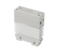 Relais statique monophasé mince SSR 10 A, 25 A, 40 A, 60 A, 80 A, 100 A, avec dissipateur thermique, montage sur rail DIN, 1 pièce(DC control AC,100A)