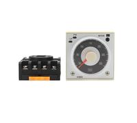 Relais statique multifonctionnel H3BA-N8H 8 broches 50/60 Hz 2NO2NC Temporisation de 1,2 s à 300 h 48 x 48 mm DC12 V DC24 V AC110 V AC220 V(AC110V)