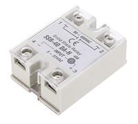 Relais statique SSR 40A DC vers AC, interrupteur sans contact avec plaque de base de dissipateur thermique en aluminium pur pour modèle SSR 40A DA H - Sortie 90 à 480 VAC et