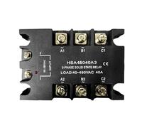 Relais statique triphasé CA vers CA 380 V/CA/60 A/100 A/SSR Courant de contrôle 40-480 VCA(HSA48040A3)