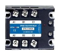 Relais statique triphasé CC-CA CA-CA 3-SSR 10 A 25 A 40 A 60 A 80 A 100 A 120 A 200 A 70-280 V CA Contrôle 24-480 V 40 AA 40 DA(DC control AC,25DA (DC-AC))