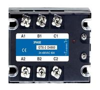 Relais statique triphasé CC-CA CA-CA 3-SSR 10 A 25 A 40 A 60 A 80 A 100 A 120 A 200 A 70-280 V CA Contrôle 24-480 V 40 AA 40 DA(DC control AC,60DA (DC-AC))