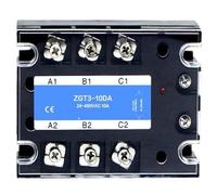 Relais statique triphasé SSR 3-32 V CC 24-480 V CA 3 phases 10 A 25 A 40 A DA 60 A 80 A 100 A 150 200 A Contrôle CC-CA triphasé 24-480 V CA Relais statique SSR CA 3 phases(10DA)