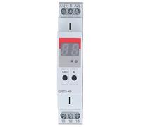 Relais Temporel Digital AC/DC 12V - 240V, Boîtier ABS Ignifuge avec Affichage Numérique Rouge - Précision Optimale, Usage Polyvalent pour Automatisme et Contrôle Industriel