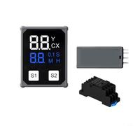 Relais temporel H3Y-2 H3Y-4 réglable 0,1s-99H avec double LCD D
