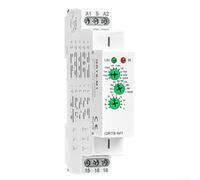 Relais temporel rail DIN 10 A 1CO + 1NO réglable (A220 V)