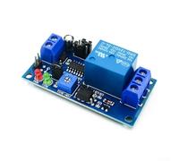 Relais temporel réglable 12 V CC pour relais interrupteur marche/arrêt 8 modes 0,1 s à 60 min pour pompes de circulation éclairage 250 V 10 A