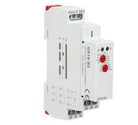 Relais Temporisateur Mono Fonction Rail DIN Mini 12V - 240V AC/DC, Réglage Direct par Bouton, Plage de Retard 0,1s - 10 Jours - Indicateur LED, Installation Facile, Usage Indus (CA/DC12V-240V)