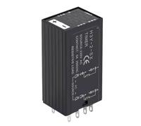 Relais temporisé 8 broches 2 ouvert 2 fermé DC12V DC24V AC220V avec châssis(H3Y-2-SX DC24V)