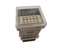 Relais temporisé à affichage numérique DC12V DH48S DH48S-1Z, temporisation 0,01S-99H99M 8PIN avec base