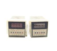Relais temporisé à affichage numérique DH48S-2Z, temporisateur de mise sous tension AC 220 V 110 V 36 V 380 V AC DC 24 V 12 V, deux sorties ouvertes et deux sorties fermées(DH48S-2Z AC 110V)