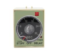 Relais temporisé à la mise hors tension, minuterie de temporisation avec prise de Base 8 broches 1S 5s 10S 30S 60S DC24V AC220V(DC24V,10S)