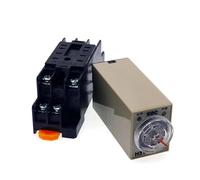 Relais temporisé avec fiche de base, 8 broches, temporisateur mise hors tension(0-60second DC12V)