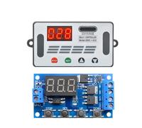 Relais temporisé double MOS DC 5V-30V, déclencheur de haut niveau, affichage numérique LED, minuterie de Cycle, Circuit de commutation de retard 12V 24V 0-999 1 pièces(Relay Only)