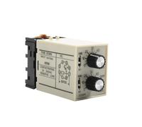 Relais temporisé électrique ST3PR Relais de compteur électronique Relais temporisé numérique avec socle de prise AC 36V 110V 380V 24V 12V(6s 60s,110V)