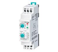 Relais temporisé électronique multifonction ERV-08M, temporisé, réglable (0,1 s - 100 h), 1 pièce(150-260VAC 24VDC)