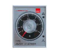 Relais temporisé JSZ3 JSZ3Y, conversion triangulaire AC220V AC380V DC24V(JSZ3Y 2.5-30S,DC24V)