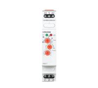 Relais temporisé multifonction 220 V 24 V 12 V AC DC, minuterie marche/arrêt, relais temporisé, interrupteur modulaire sur rail DIN(220V AC)