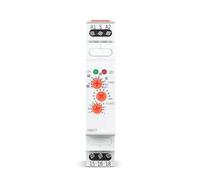 Relais temporisé multifonction 220v 24v 12v AC DC, minuterie marche/arrêt, relais modulaire, interrupteur modulaire par Rail Din, 1 pièce(220V AC)
