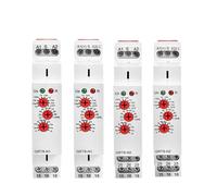 Relais temporisé multifonction étendu GRT8-N avec 10 fonctions AC DC 12 V 24 V 220 V 230 V Relais temporisé 16 A(GRT8-N2 ACDC12V-240V)