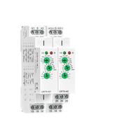 Relais temporisé multifonction GRT6-M 24~240 V AC/DC sur rail DIN, temporisation de 0,1 s à 10 jours, 10 A, avec 10 fonctions au choix, 220 V, Pièces(GRT6-M1 ACDC24V-240V)