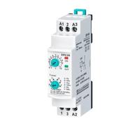 Relais temporisé multifonctionnel ERV-08 à temporisation à l'enclenchement, réglable électroniquement (0,1 s - 100 heures), Pièces(150-260VAC 24VDC)