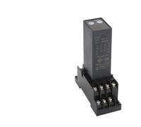 Relais temporisé numérique compact H3Y-2/H3Y-4 avec contrôle de temporisation et affichage du temps de cycle, 12 V, 24 V, 220 V, avec embase PYF08A et PYF014A, Pièces(DC12V,H3Y-4)