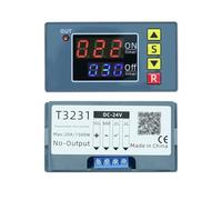 Relais temporisé numérique LED T3231, 12V 24V AC 110V 220V, interrupteur de commande de minuterie de Cycle, relais réglable(DC 24V)